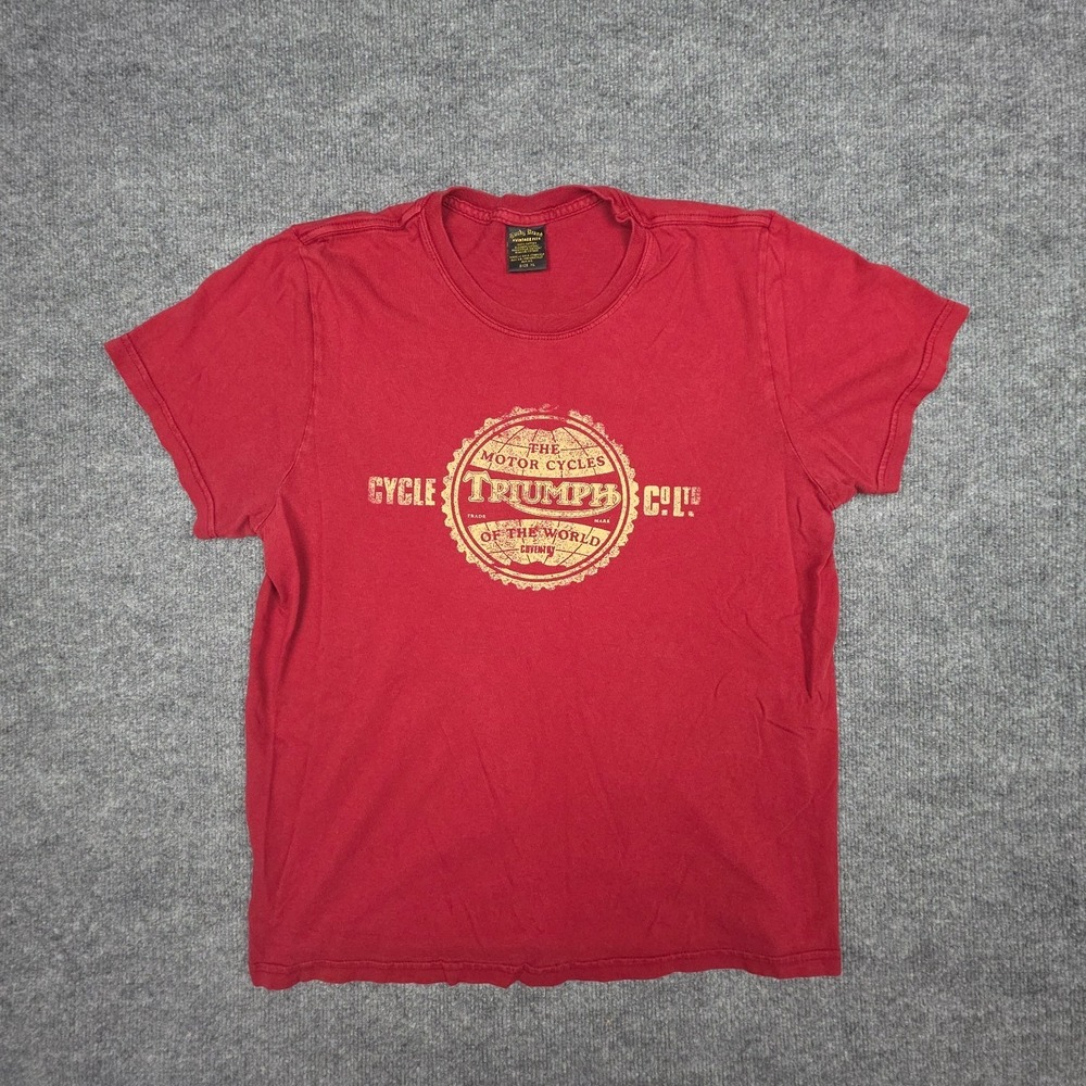 Lucky Brand Red Short Sleeve Graphic Tee